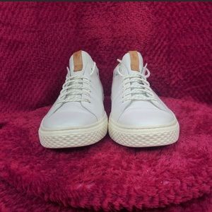Polo Ralph Lauren Dunovin White Leather Low Top Sneakers